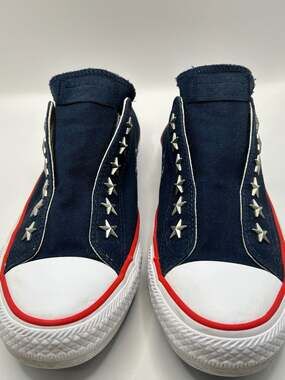 Converse Chuck Taylor All Star Slip-On Star Studded Navy Women's Size 9